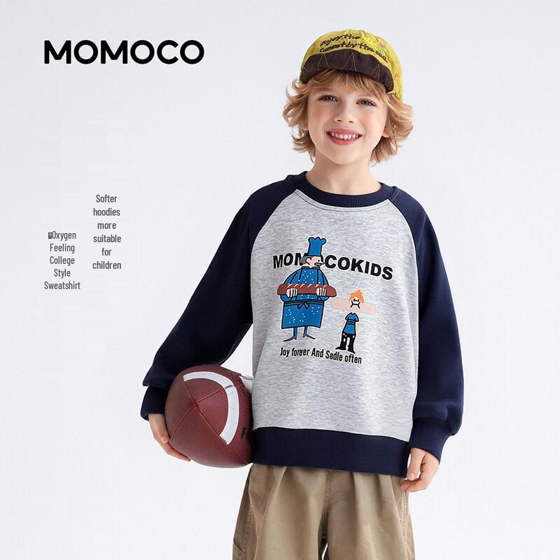 MOMOCO Kids  Long Sleeve Raglan Sweatshirt 105