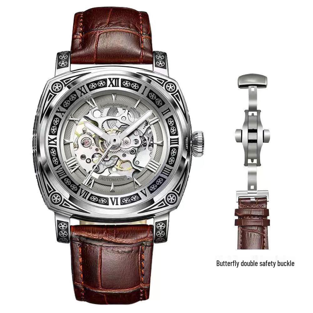 Big Monster Stainless Steel Automatic Luminous Watch