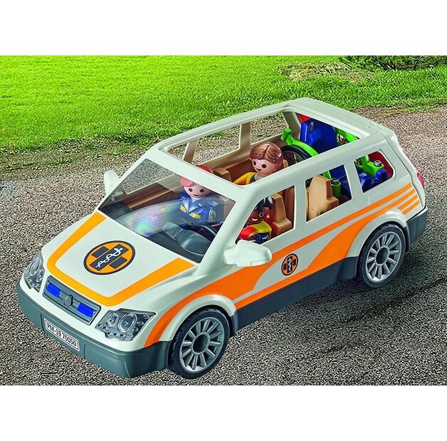Plastic Construction Set Playmobil Ambulance Rescue Vehicle 71037