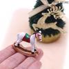 1 Pcs Mini Christmas Decoration Dollhouse Trojans Model Toy 1/12 Miniature Doll House Accessories Bedroom Scene Prop