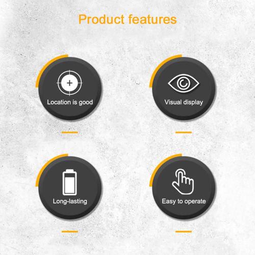 Wall Metal Scanner, LCD Backlit Display Digital Wall Metal Detector Handheld Multifunction Wood Stud Finder Wall Scanner