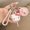 Kawaii Keychain Electric Car Key Protection Cover Household Door Key Cartoon Anime Card Cover Accessories