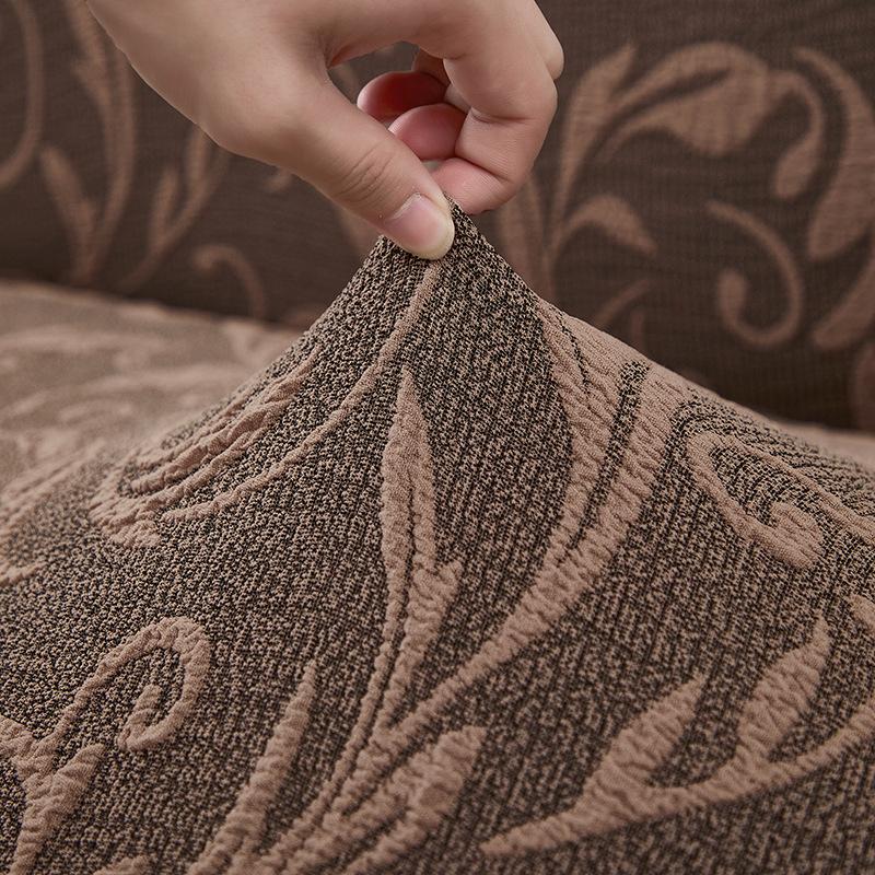 Thickened Knitted Jacquard Sofa Bedspread Skirt Sofa Cover Armless Sofa Cover Foldable