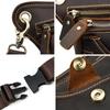 Humerpaul Men Leather Waist Bag Multifunctional Shoulder Bag