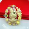 Sanrio My Melody 999 Pure Gold Charm Pendant Keychain Bracelet for Women