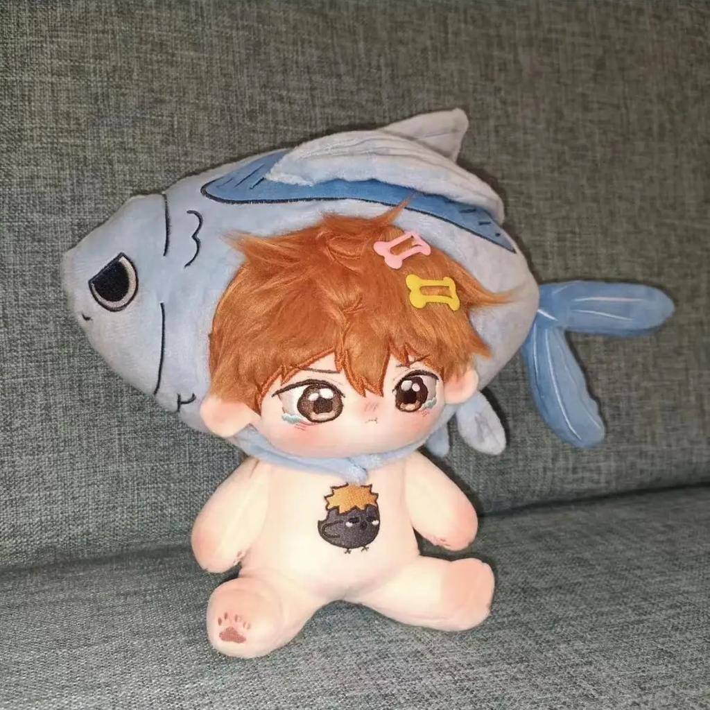 20cm Anime Action Hinata ShoyoCotton Dolls Anime Haikyuu Dolls Cute Dress-up Puppet Toys for Kids Adults Collectible Gifts