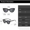 Vintage Cat Eye Sunglasses Women Men Luxury Designer Sun Glasses Punk Retro Hip Hop Shades UV400 Protection