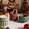 Christmas Santa Flowerpot Silicone Molds Easy Demolding Dishwasher Safe For Making Soap Chocolate Holiday Resin Craft