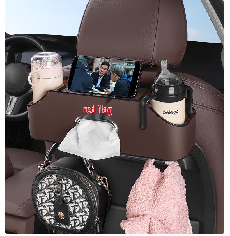 Versatile Hongqi Car Seat Back Organizer with Multi-Pocket Storage