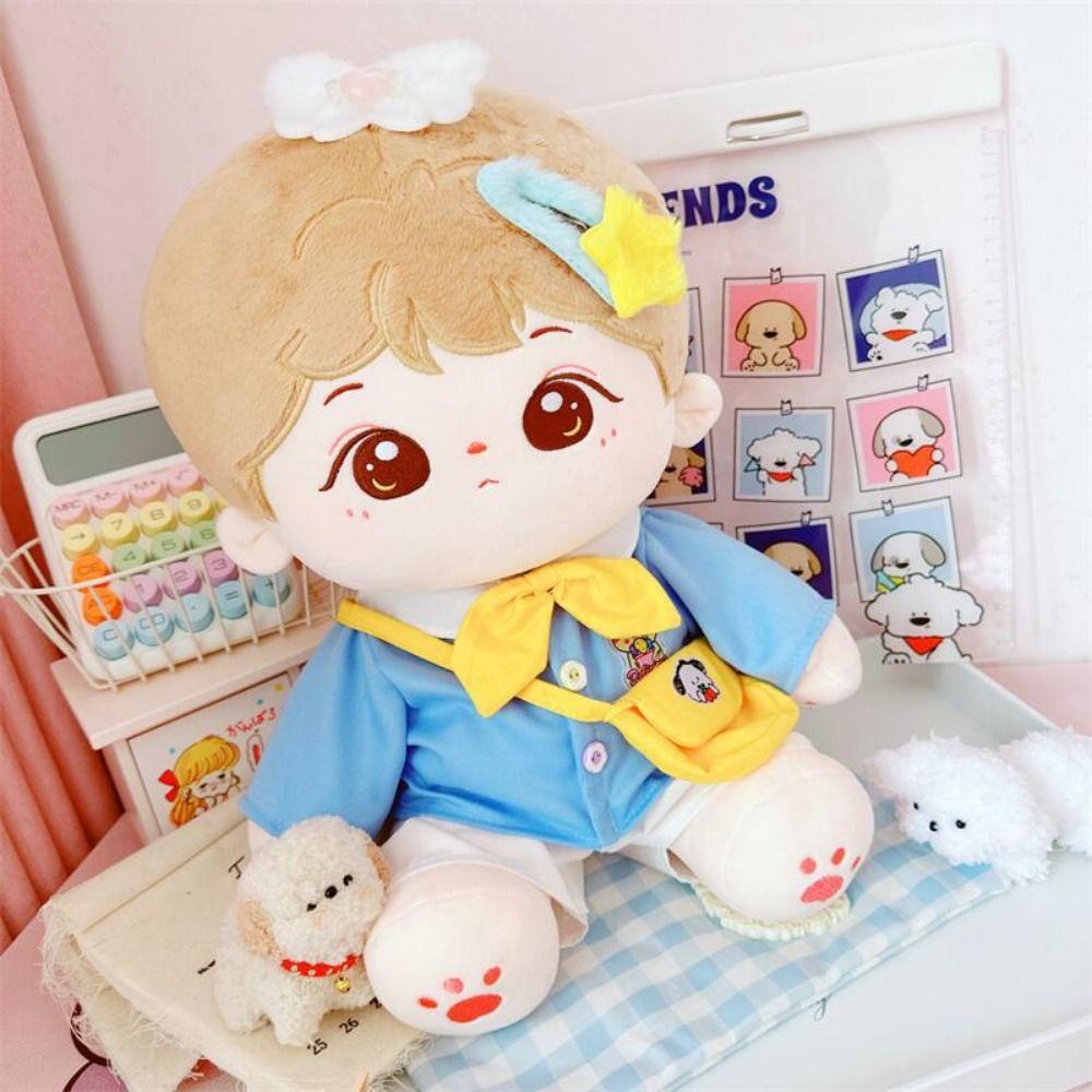 

4Pcs/Set Messenger Bag 40cm Cotton Doll‘s Clothes 40CM Plush Toys Clothing Doll Accessories
