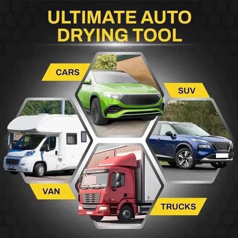 remium PVA Car Wash Towel - Ultra Absorbent & Scratch-Free Microfiber Drying Cloth for Auto Detailing, Reusable Fast-Drying