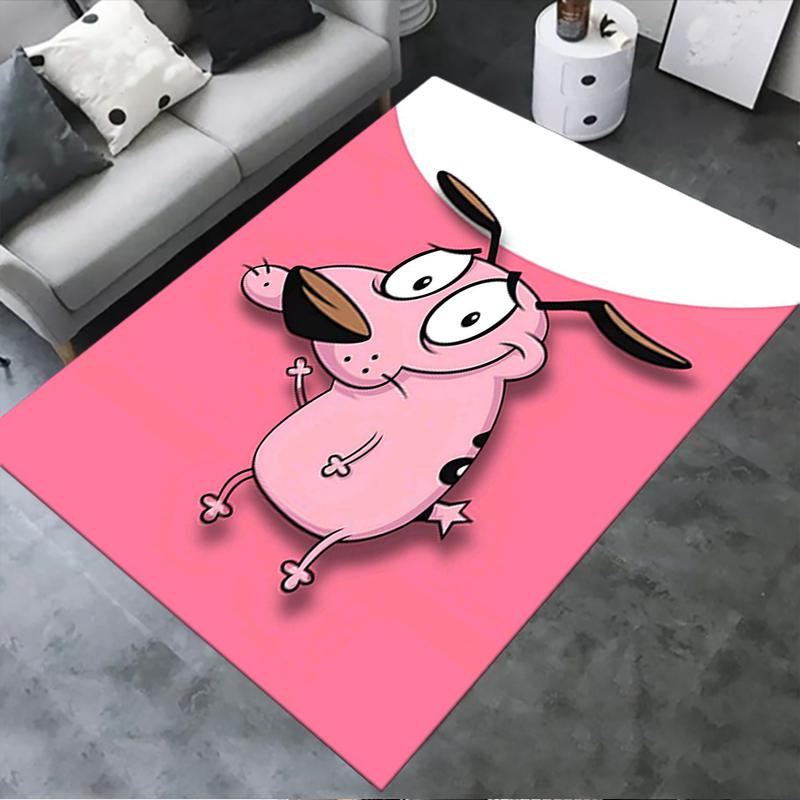 

2025 New Courage Dog Carpet Rug for Living Room Bedroom Home Sofa Decoration,Kids play Non-slip Floor Mat20 40x60cm( 15x23in )