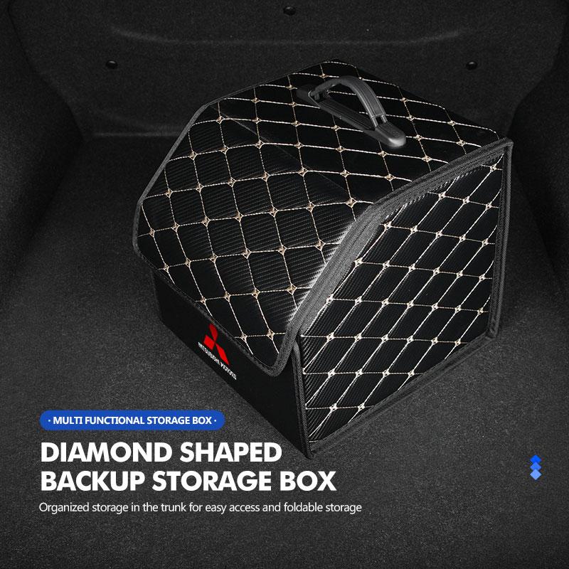 Multifunction Trunk Tool Box Expandable Compartments For Mitsubishi Lancer ASX Pajero Mirage Attrage Xpander Outlander