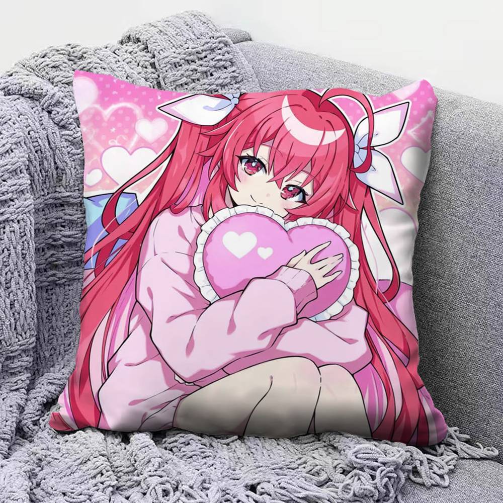 DATE A LIVE Anime Girl Cute Pillow Covers Home Sofa Cushion Covers and Aecorative Custom