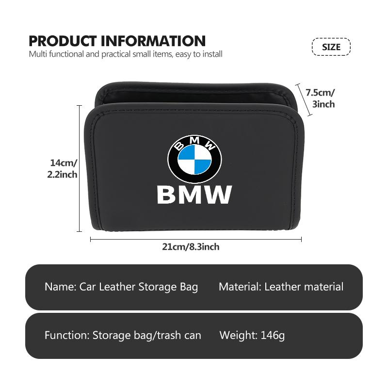 Car Seat Storage Box Phone Pocket Hanging Organizer Auto Accessories For BMW G30 G20 M3 M5 E91 E92 E93 E36 E70 X3 X4 X5 X1 E39