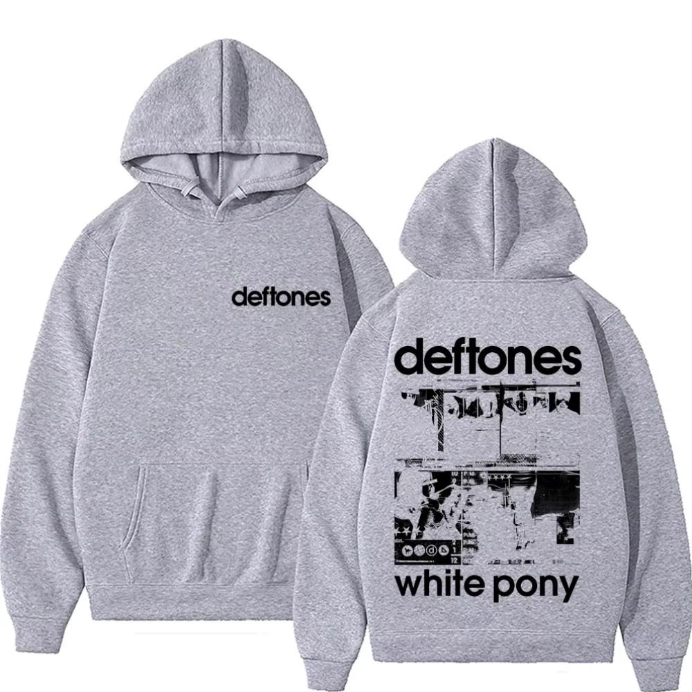 Rock Band Deftones White Pony Grafik Hoodies Herren Damen Alternative Heavy Metal Oversized Streetwear Männliche Mode Hoodie