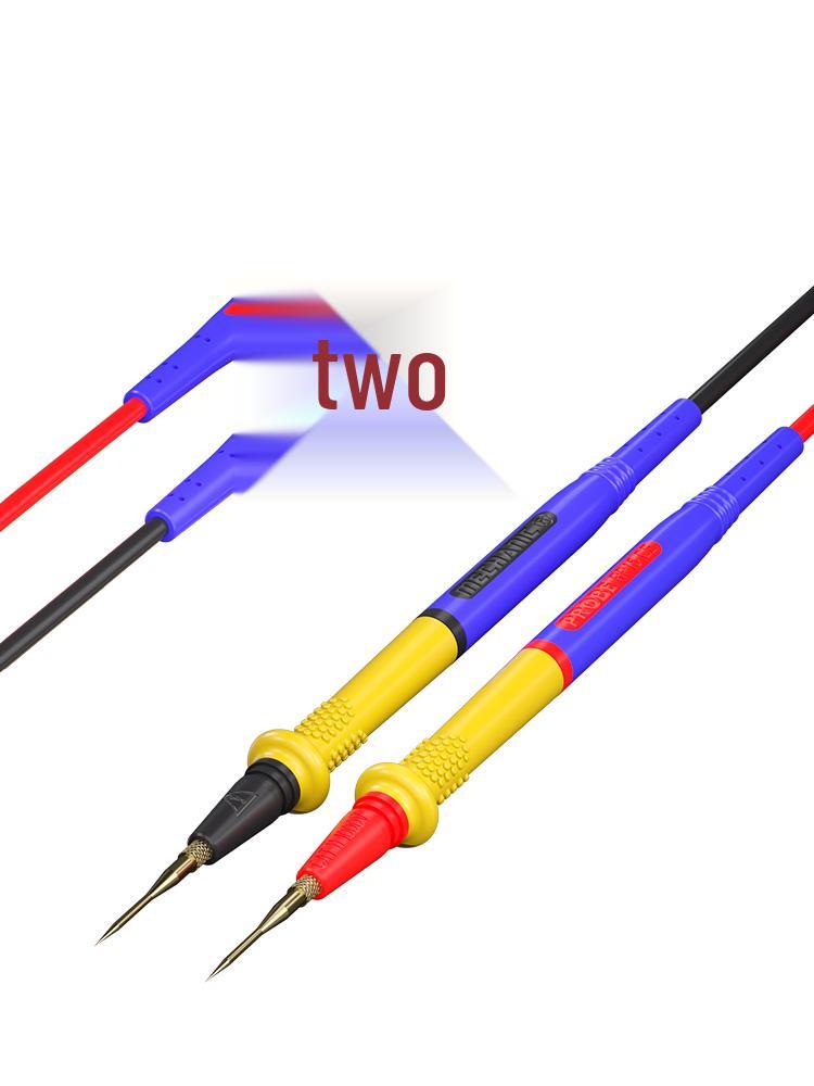 Extra Sharp Stainless Steel Multimeter Test Leads with High Silicone Insulation