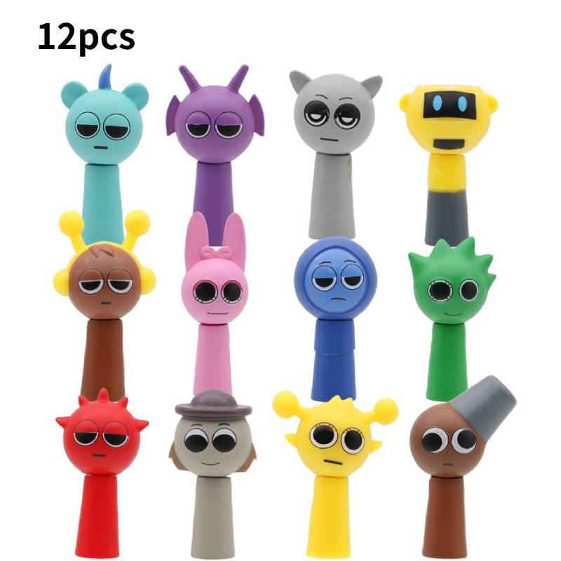 Sprunki The Character Model Toy Head Can Spin Cute Children Holiday Figures Gift