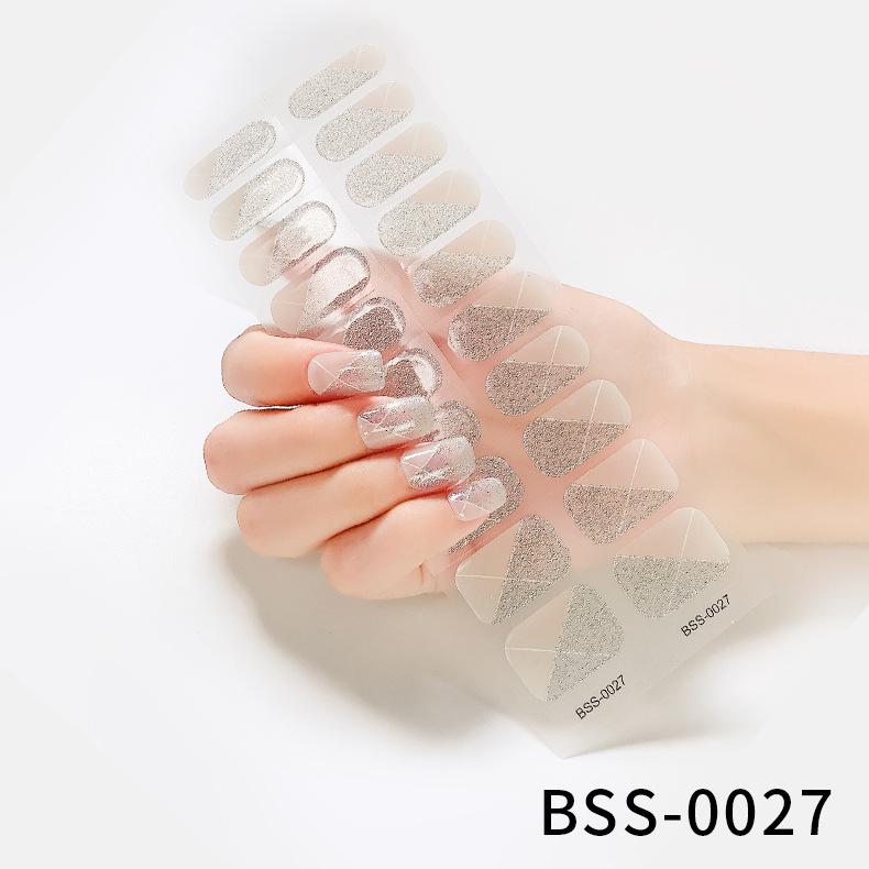 Gel Manicure Stickers Semi-cured Nail Stickers Manicure Stickers