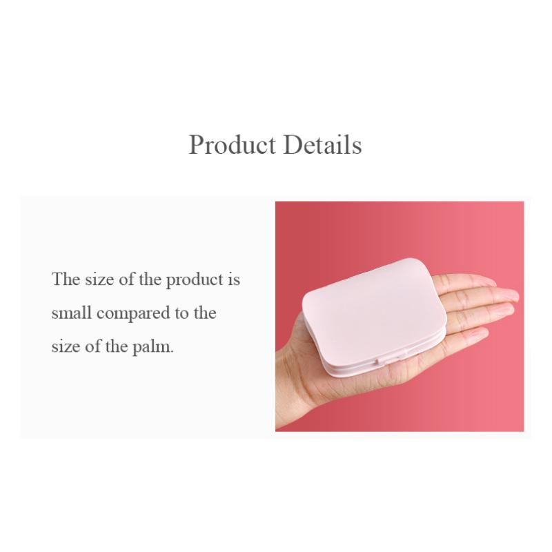 Tragbarer Organizer-Behälter für Tabletten, Reise-Pillendose mit Dichtungsring, kleine Pillendose für Tabletten, Behälter für Medikamente