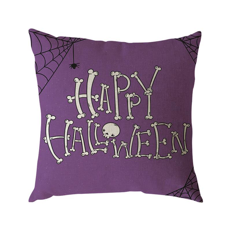 

Halloween Linen Pillowcase Digital Printing Halloween Festival Decoration Sofa Pillow 45 * 45 without core