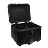 Motorcycle Rear Case 45L Aluminum Alloy with Safety Lock Quick Release Waterproofing Universal Trunk Top Box