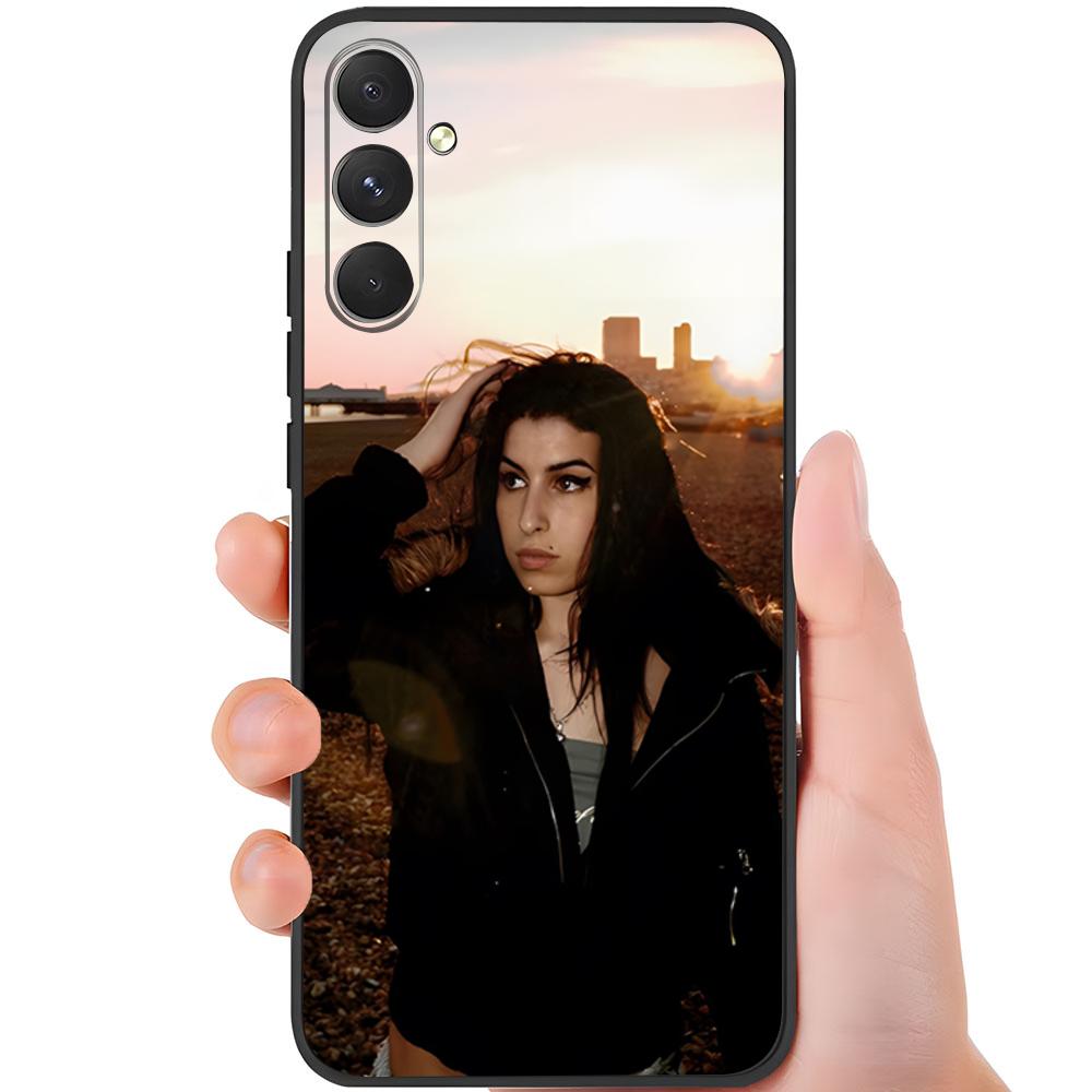 Amy Winehouse Phone Case For Samsung S26 S25 Plus S20 S20 Plus S22 Ultra S23 FE S21 Plus S21 Ultra Soft Cover Samsung S21 Plus
