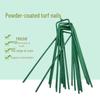Galvanized 6-Inch U-Shaped Ground Nails for Artificial Turf, Greenhouses, Lawns, and Geogrid Fixing