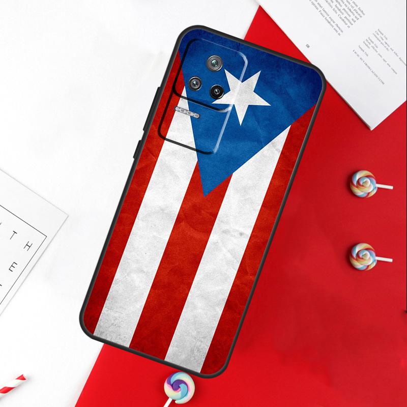 Puerto Rican Flag Cover For Xiaomi 15 Ultra 13 14 11T 12T 13T 14T Pro POCO X7 Pro X3 X5 X6 M6 F5 F6 Pro Case