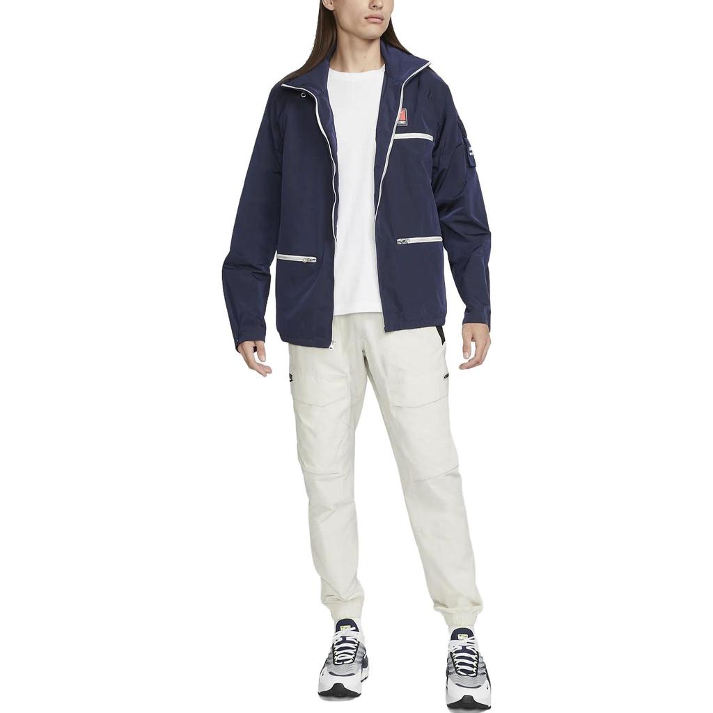 Nike Jackets Men's Blue Stand Collar Moderate Other FB7264-410