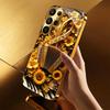 Golden Sunflower Accordion fashion phone cases s26 ultra case glass for Samsung Galaxy S26 S25 S24 S23 S22 FE Ultra Plus