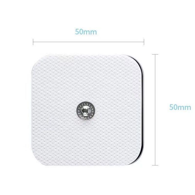 5x5cm Non-Woven Button Electrode Patch - Universal Silicone Massage Acc.