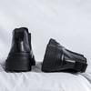 Autumn Muffin Platform Chelsea Short Boots Men'S Fashion Boots British Velvet Martin Boots 3111-R