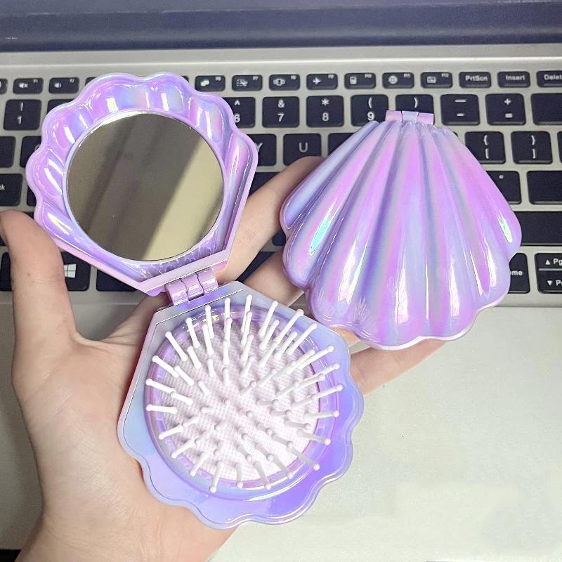 Eco Friendly Spiral Detangling Hair Brush Soft Massage Bristles Non Slip Handle For Curly Hair Styling Daily Use