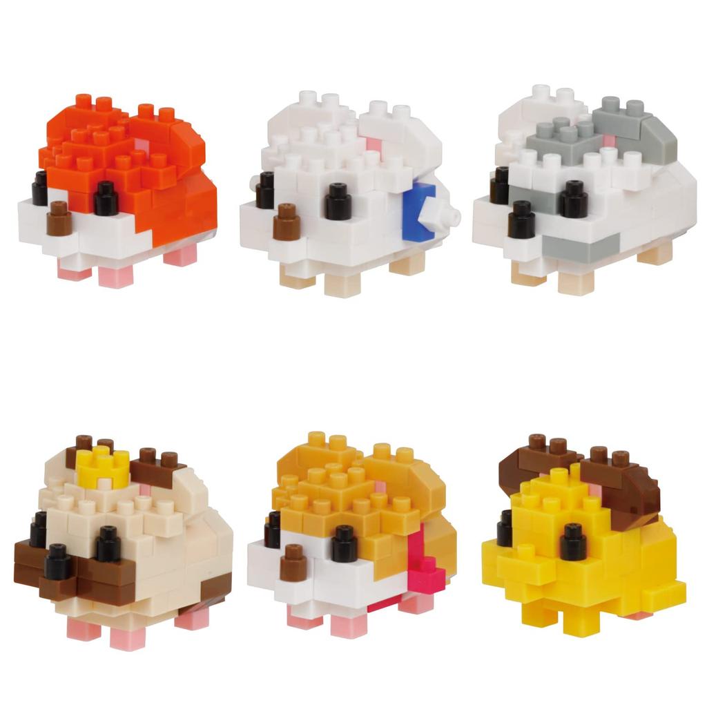 nanoblock Mini Nano Hamtaro (BOX) NBMC_33S 1 BOX = 6 pieces, total 6 types
