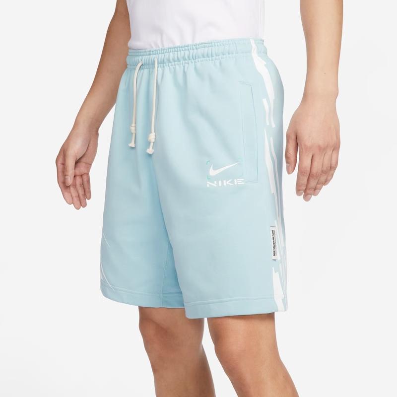 Nike SS23 Dri-Fit Geometric Print Drawstring Loose Basketball Shorts Men Bottoms Rave-Ocean-Blue FJ7225-442