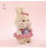 Adorable Rabbit Doll In Cute Skirt - Plush Toy with Comforting Cloth Outfit for Kids