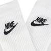 Nike Crew Socks Unisex 3 Pack White (Unisex) Crew Socks SK0109 911