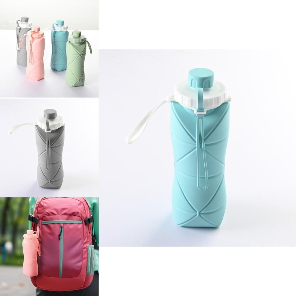 Copo Dobrável Telescópico Portátil Para Viagens ao Ar Livre, Esportes, Material de Silicone Resistente ao Calor