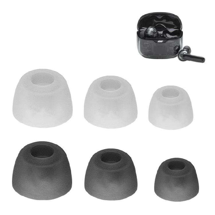 3Pairs Ear Tips Earbuds Tips For Tune Beam Earphones Soft Silicone Eartip For Maximumed Comfort and Noise Isolation