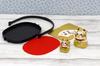 Craftsman House Glass Set Display Gold-decorated Maneki-neko (beckoning Cat)