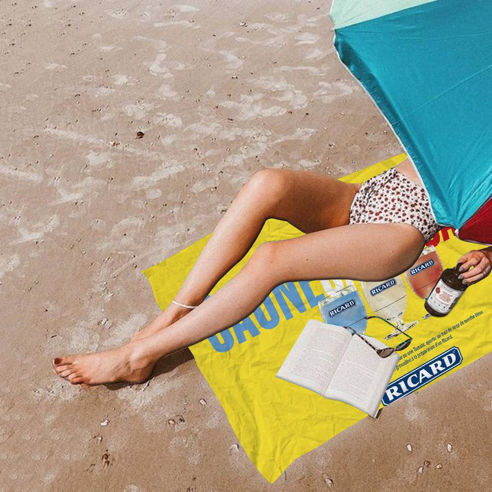 R-RicardS LOGO Anime Beach Swimming Towel Soft Absorbent Washcloth Children's Gifts for Kids Travel Camping Gym