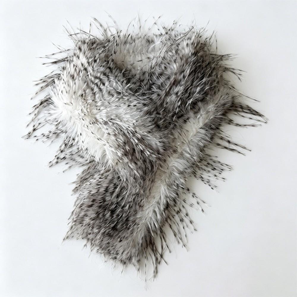 Neck Protection Tassels Scarf Windproof Warm Fur Scarf Fluffy Neck Warmer Scarf Winter