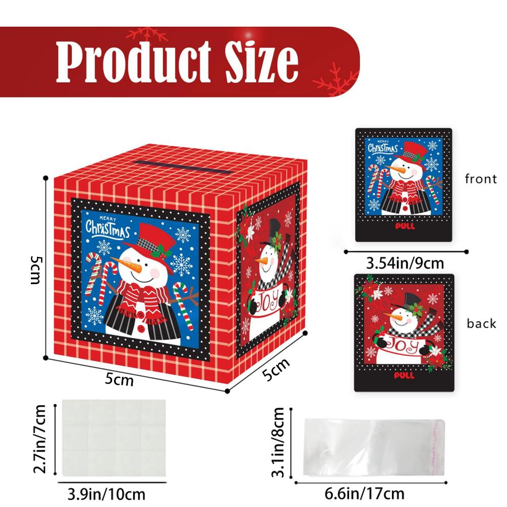 Christmas Santa Claus Cash Gift Box Surprise Money Pulling Box 2026 New Year Xmas Navidad Noel Decorations Money Envelope