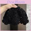 Knitted Floral Pattern Wool Hat For Women Spring Summer Breathable Fashion Accessory