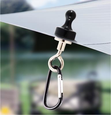 Outdoor Strong Magnetic Clip Carabiner Small Size Durable Metal Hook for Hiking Camping Fishing and Everyday Use