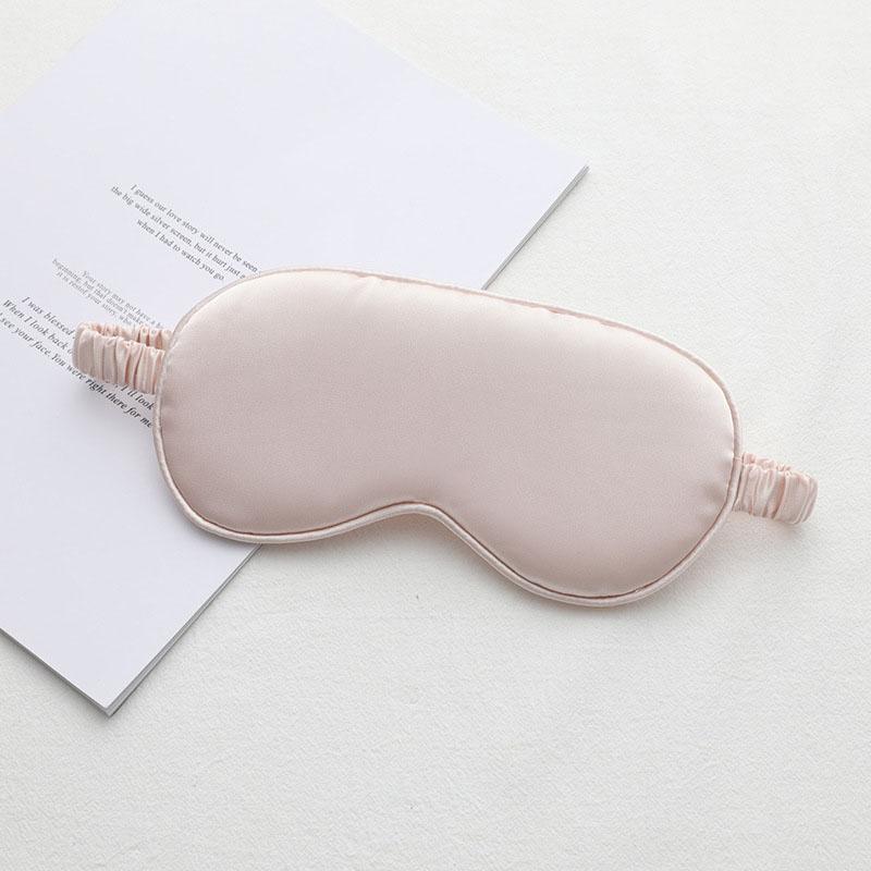 Shield Light Blindfolds Sleeping Eyepatch Double-Side Shading EyeShade Eye Mask Pure Silk