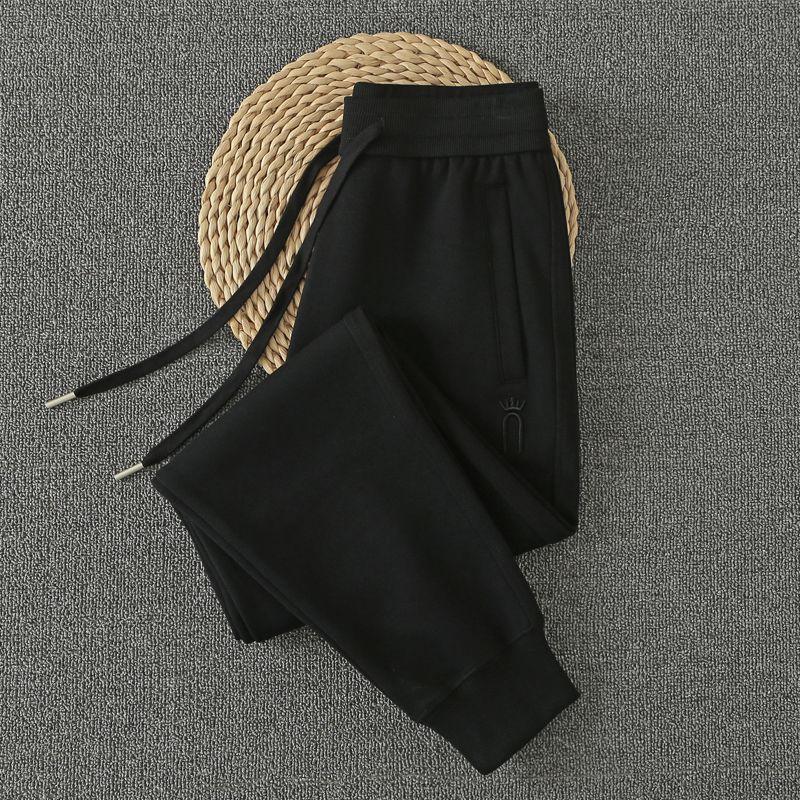 Casual Spring and Autumn Women's Purplish Red Loose Track Pants