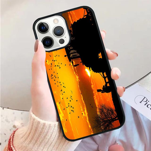 Farm Vehicle Tractor Phone Case Cover For iPhone 17 Air 15 16 14 Plus 11 12 13 Pro Max Apple max