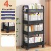 Multi-Layer Mobile Storage Rack for Bathroom, Kitchen, or Bedroom - Floor-Standing Trolley Shelf